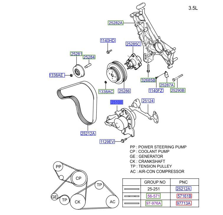 25100-39802 WATER PUMP