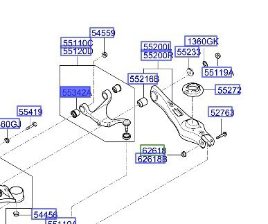 55342-2P000 BUSH - Image 3