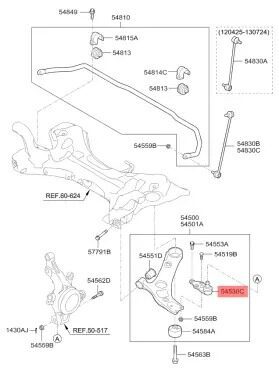 54530-2T010 BALL JOINT - Image 3