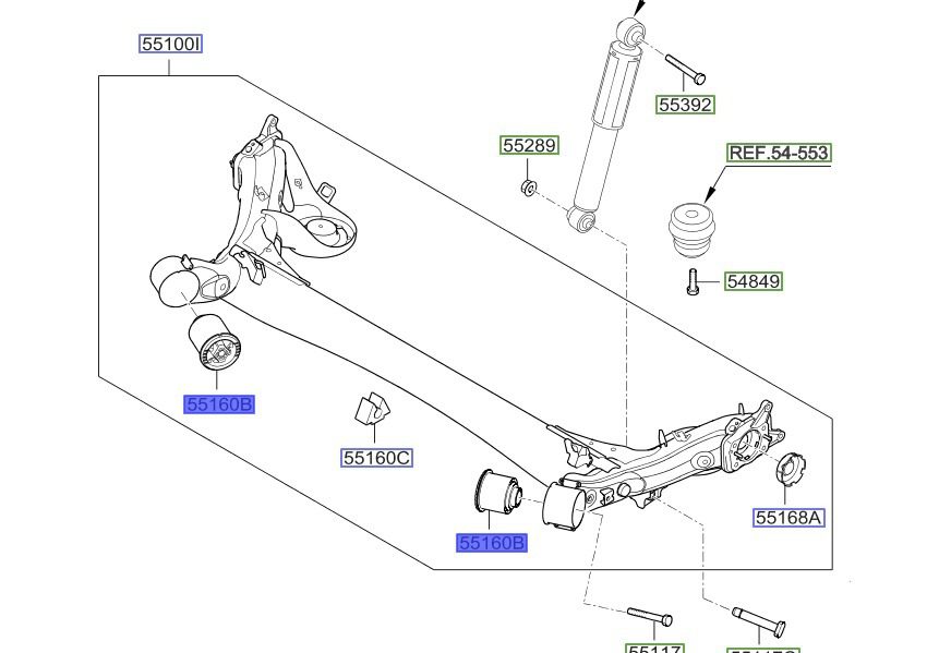 55160-3X000 BUSH - Image 3