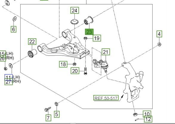 54580-3E200 BUSH - Image 3