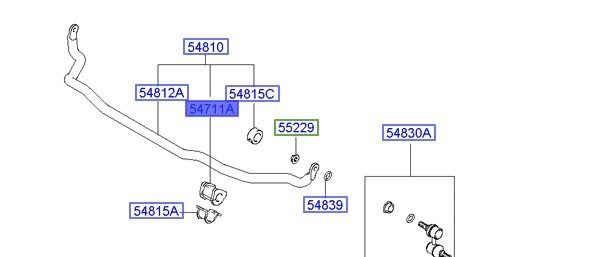 54813-4A650 BUSH-STABLIZER BAR - Image 3