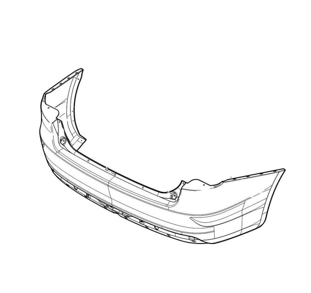 86611-C5010 REAR BUMPER UPPER - Image 2