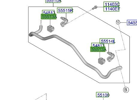 55513-C6000 BUSH-STABLIZER BAR